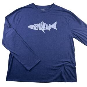 Pendleton Long Sleeve Base Layer Fish graphic Men’s XL Fishing